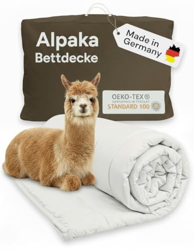 Alpakanacht Bettdecke, Ganzjahr, 135 x 200