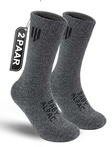 Juclise Alpaka-Socken, dick gestrickt